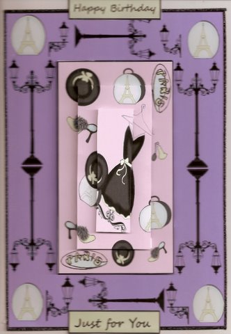 Paris Fashion in Purple by Mary Murphy