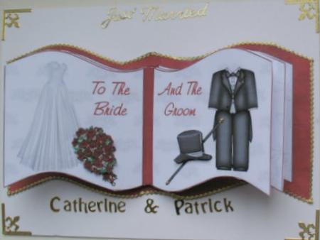The Bride and Groom Book Sheet by Mary Murphy