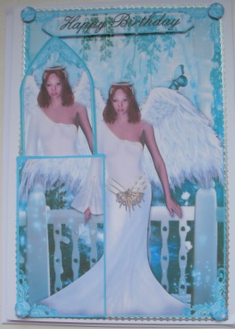 Guardian Angel Bookmark Keepsake Card Sheet by Mary Murphy