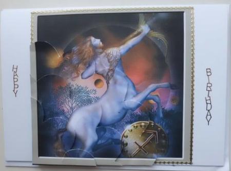 Sagittarius Shell Stacker by Mary Murphy