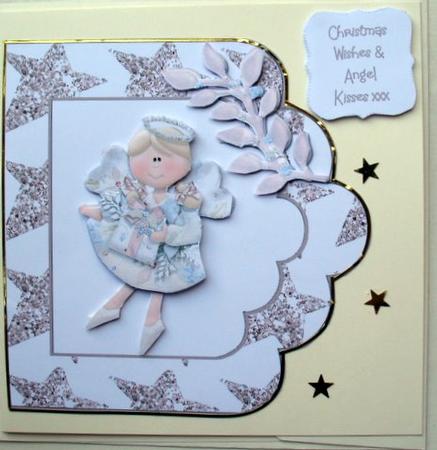 Angel Kisses 7x7 Double Scallop by Mary Murphy