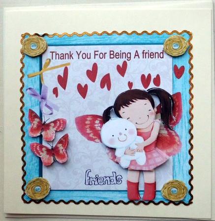 Thank You for Being a Friend -  by Mary Murphy
