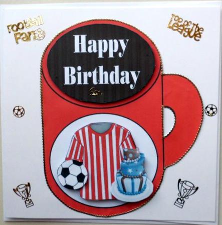 Birthday Football Mug - Red by Mary Murphy