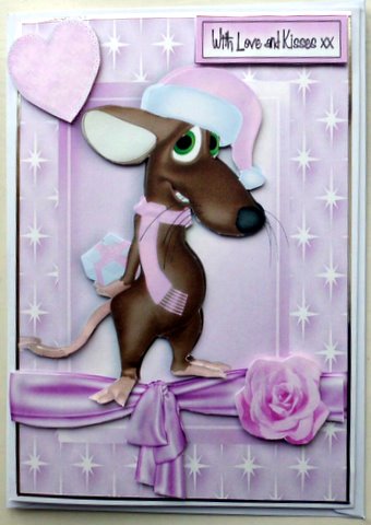 I Have Something for You, Shy Mouse in Star Frame by Mary Murphy