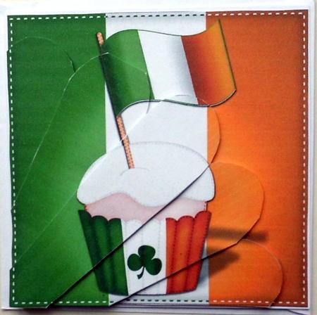 Flying the Flag Ireland Fan Pyramage Topper by Mary Murphy