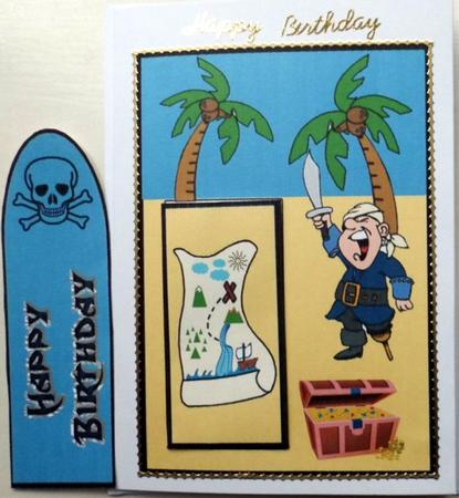 Bookmark Card - Pirates by Mary Murphy