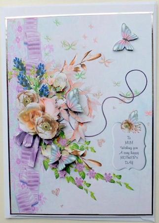 Mother's Day Flowers and Butterflies by Mary Murphy