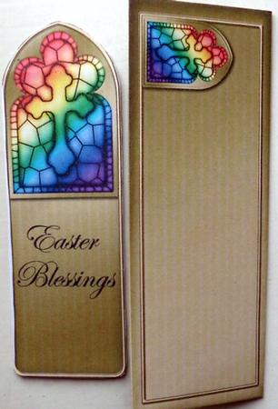 Easter Religious Bookmark Card N Envelope by Mary Murphy