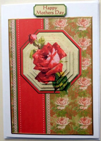 Antique Rose Pyramid by Mary Murphy