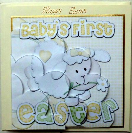 Baby's First Easter Lamb Felties Shell Corner by Mary Murphy