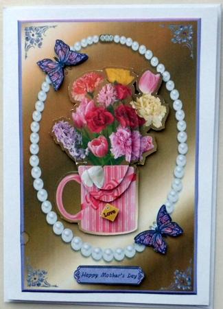 Flowers with Pearls Qs by Mary Murphy