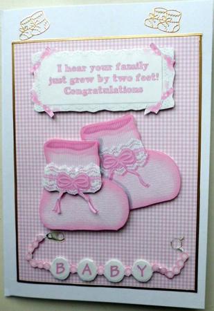 Hear Your Family Just Grew by Two Feet New Baby Girl by Mary Murphy