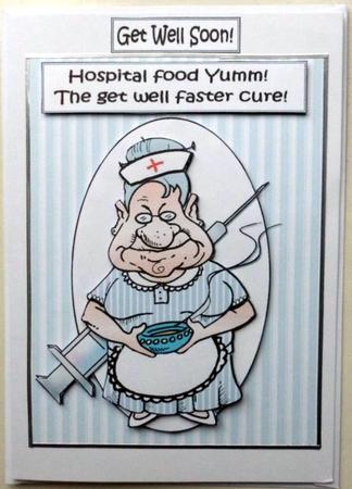 Hospital Food Yumm Quick Card by Mary Murphy