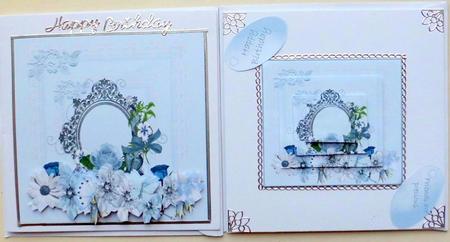 Pale Blue Beauty,multi Use Card for Most Occasions by Mary Murphy