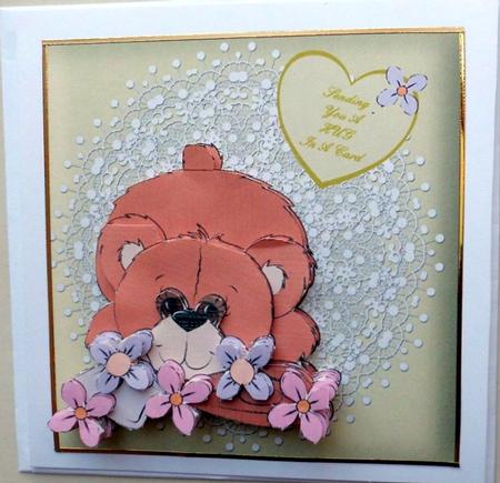 Sending You a Hug in a Card 2 Step by Step by Mary Murphy