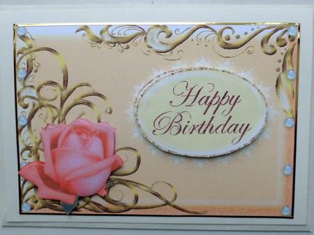 Rose & Swirls Various Occasions Topper 3 by Mary Murphy