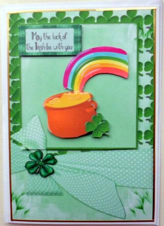 Pot of Gold Card Front by Mary Murphy