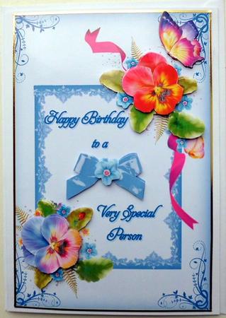 Birthday Pansies by Mary Murphy