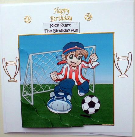 Kick Start the Birthday Fun Side Stacker by Mary Murphy