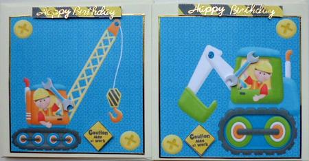 Digger Boy Toppers with Matching Borders by Mary Murphy