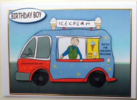 Ice Cream Happy Birthday by Mary Murphy