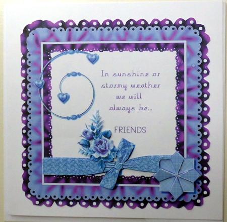 Always My Friend - Purple Topper by Mary Murphy