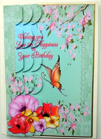 Blossoms and Butterfly by Mary Murphy