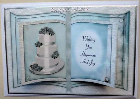 Silver Wedding 1 - Happiness and Joy - Book Sheet by Mary Murphy