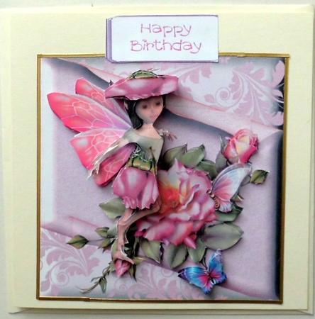 Rosebud on Padded Topper with Step by Step by Mary Murphy