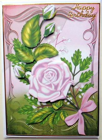 Rose and Bow by Mary Murphy