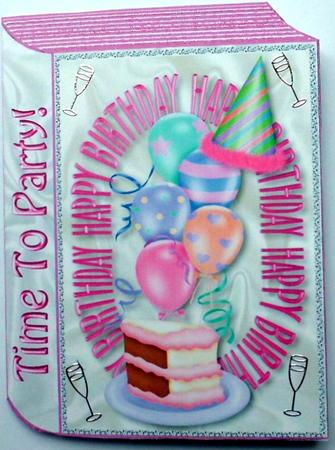 Time to Party, Cakes, Hats Balloons Folded Book by Mary Murphy