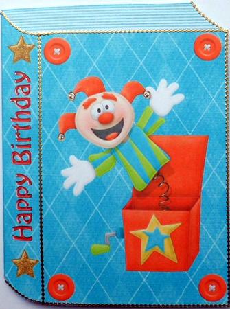 Jack in the Box Book Card by Mary Murphy