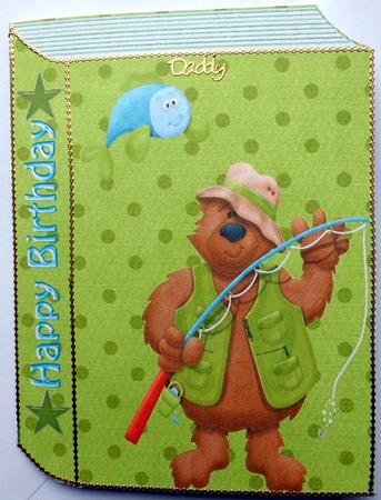 Fishing Bear Book Card by Mary Murphy