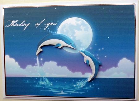 Thinking of You - Dolphin by Mary Murphy
