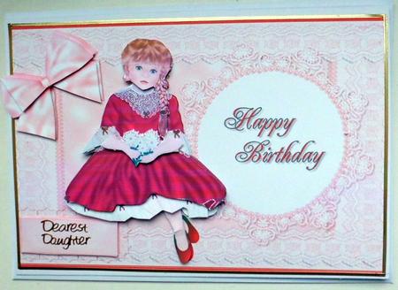 Flowers for Your Birthday Card Front by Mary Murphy