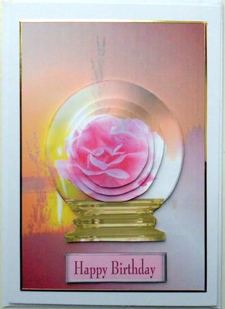 Mothers Rose Globe by Mary Murphy