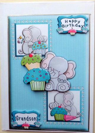 Birthday Boy Elephant by Mary Murphy