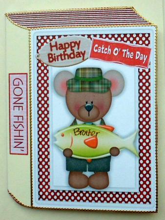Caught Me a Big Un! Cute Teddy Folded Book by Mary Murphy