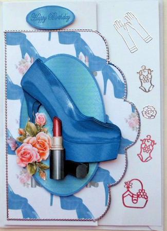 Elegant Blue Shoes by Mary Murphy