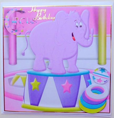 Little Pink Elephant in the Circus by Mary Murphy