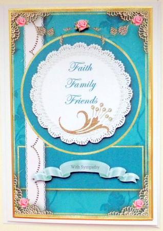 Family Faity Friends Card Topper by Mary Murphy