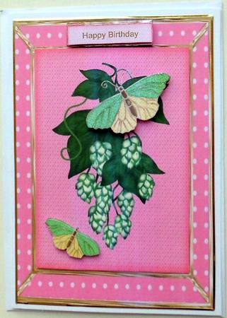 Floral in Gold Frame by Mary Murphy