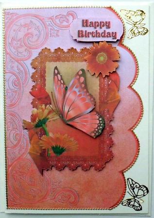 Summer Nights Scallop Edge Birthday or Get Well Card by Mary Murphy