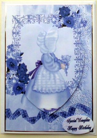 A5 Lavender Sunbonnet Sue by Mary Murphy