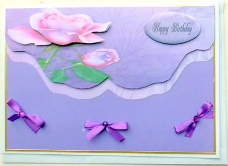 Sugar Baby Rose Envelope Card by Mary Murphy