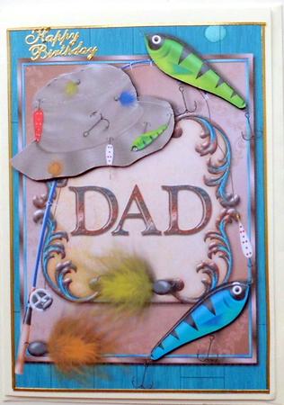 Dad Fly Fishing by Mary Murphy