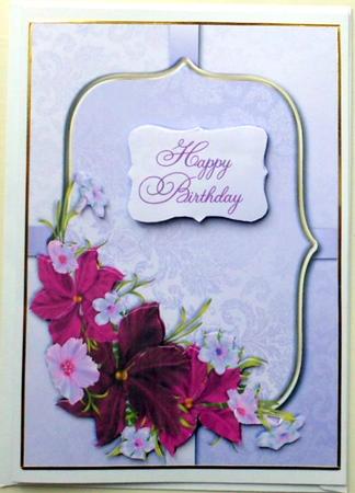 Luxurious Purple Floral by Mary Murphy