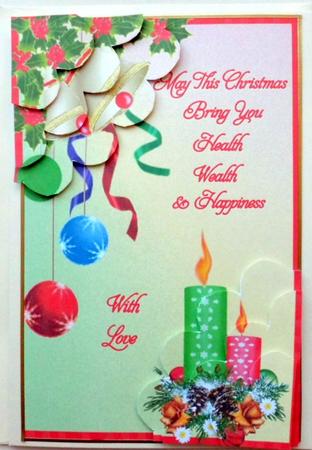 Christmas Bells and Candles by Mary Murphy