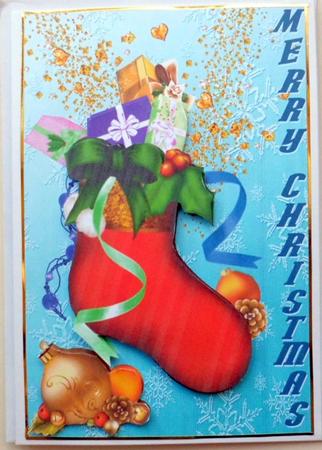 Christmas Sockfull by Mary Murphy