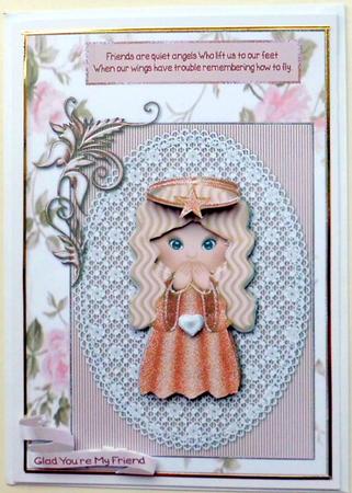 My Angel Card Topper by Mary Murphy